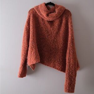 Cozy Orange Knit Sweater